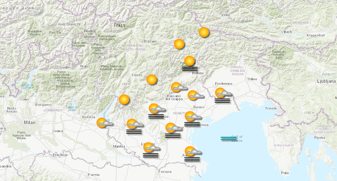 meteo verona veneto 10.12.2025