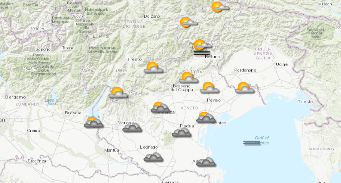 meteo 21 dicembre 2025