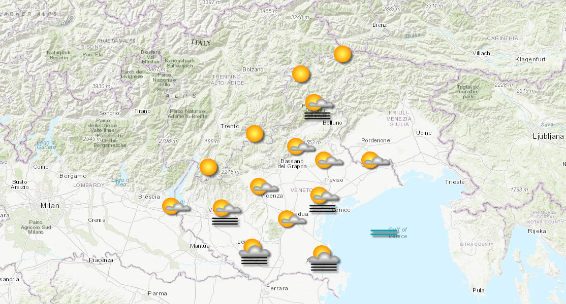 meteo veneto 06-12-2025