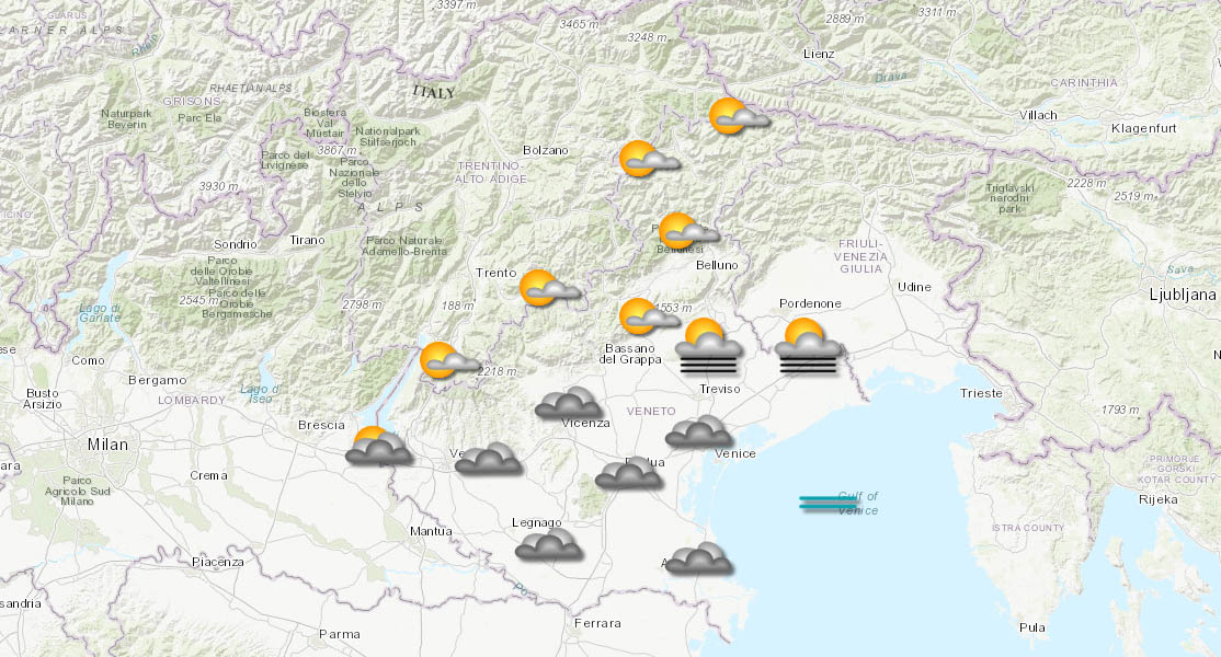 meteo veneto 20-12-2025
