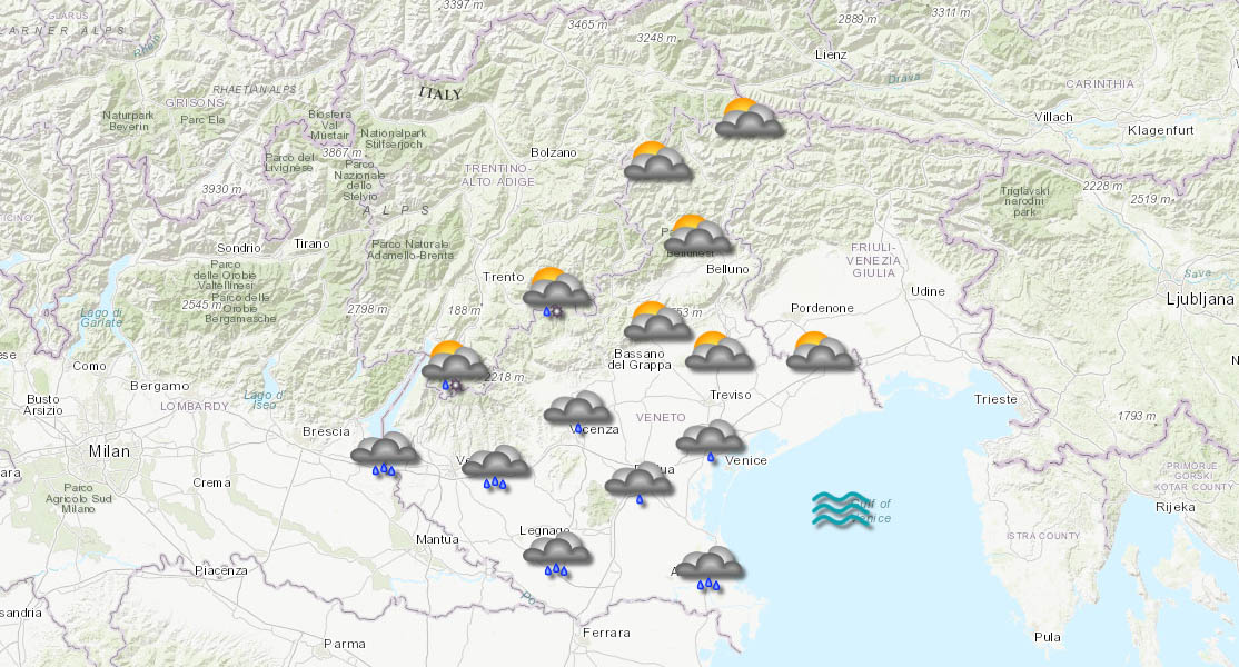 meteo veneto 25-12-2025