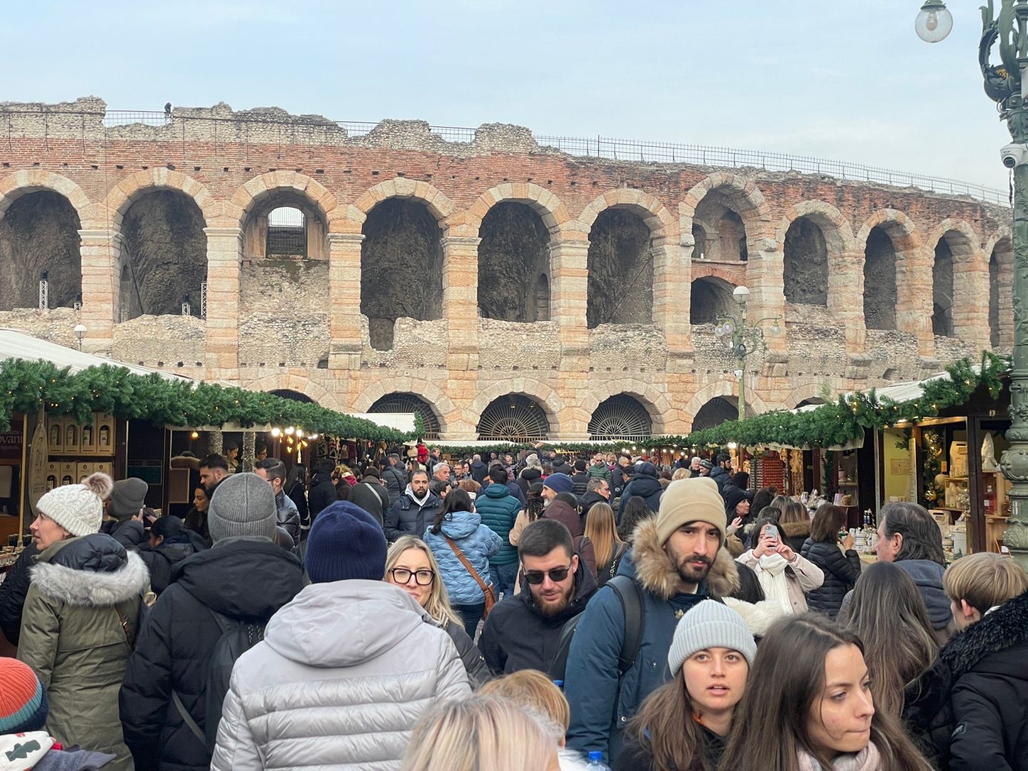 Afflusso turistico a Verona per il ponte dell'Immacolata