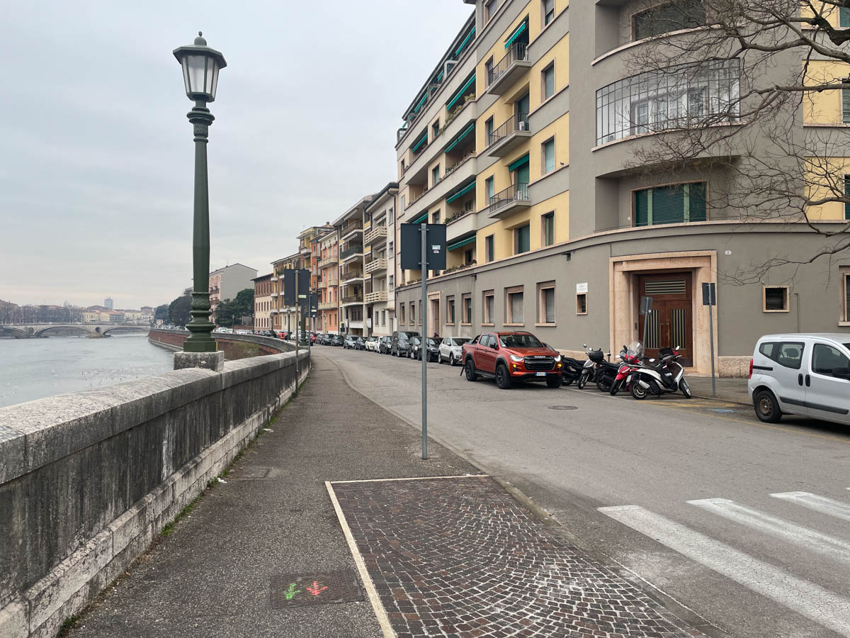Verona, lungadige Campagnola (13 gennaio 2026)