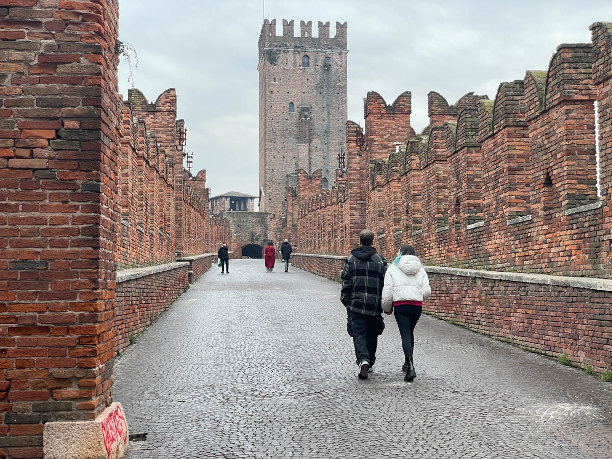 Verona, ponte Castelvecchio (13 gennaio 2026)