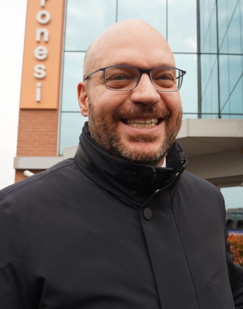 Lorenzo Fontana all'inaugurazione della nuova sede di Acque Veronesi
