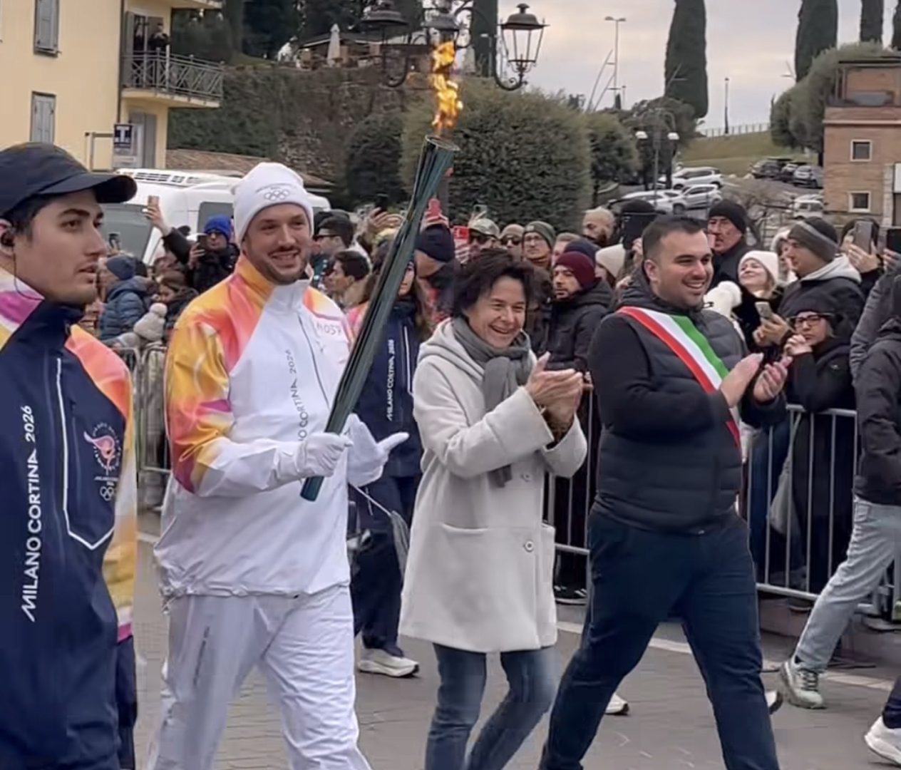 Fiamma Olimpica Peschiera del Garda Milano Cortina 2026