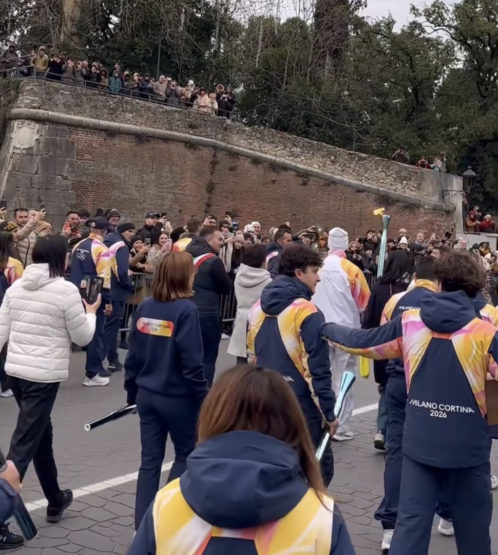 Fiamma Olimpica Peschiera del Garda Milano Cortina 2026