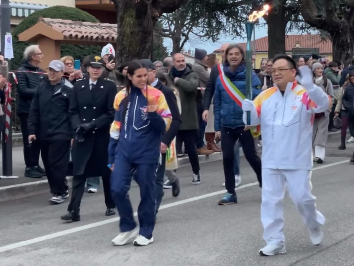 Fiamma Olimpica Sant'Ambrogio di Valpolicella Milano Cortina 2026