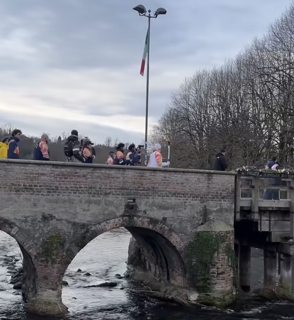 Fiamma Olimpica Villafranca Valeggio Milano Cortina 2026