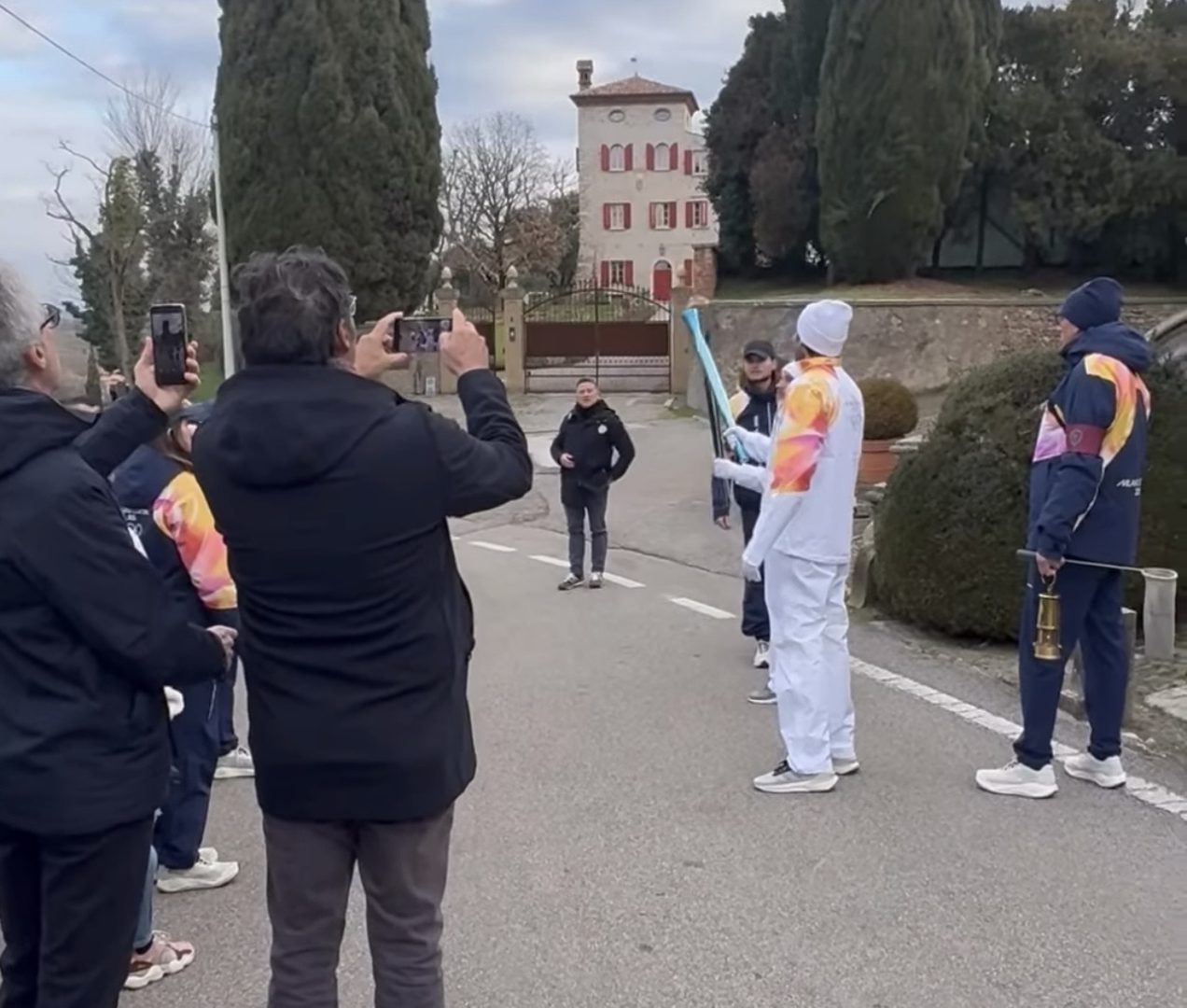 Fiamma Olimpica Villafranca Valeggio Milano Cortina 2026