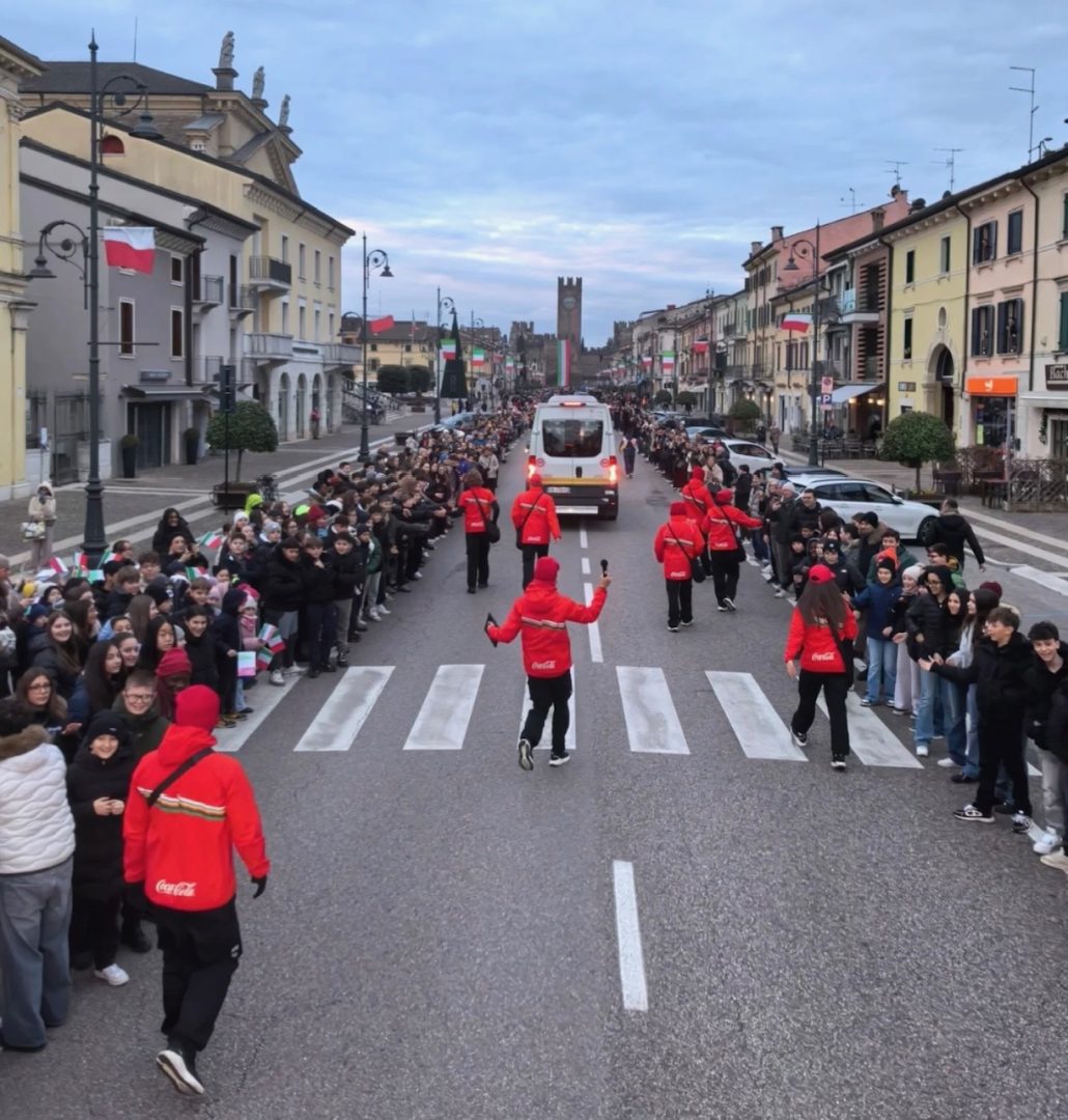 Fiamma Olimpica Villafranca Valeggio Milano Cortina 2026