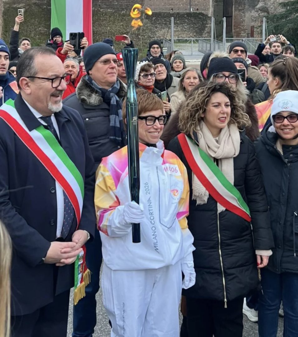 Fiamma Olimpica Villafranca Valeggio Milano Cortina 2026