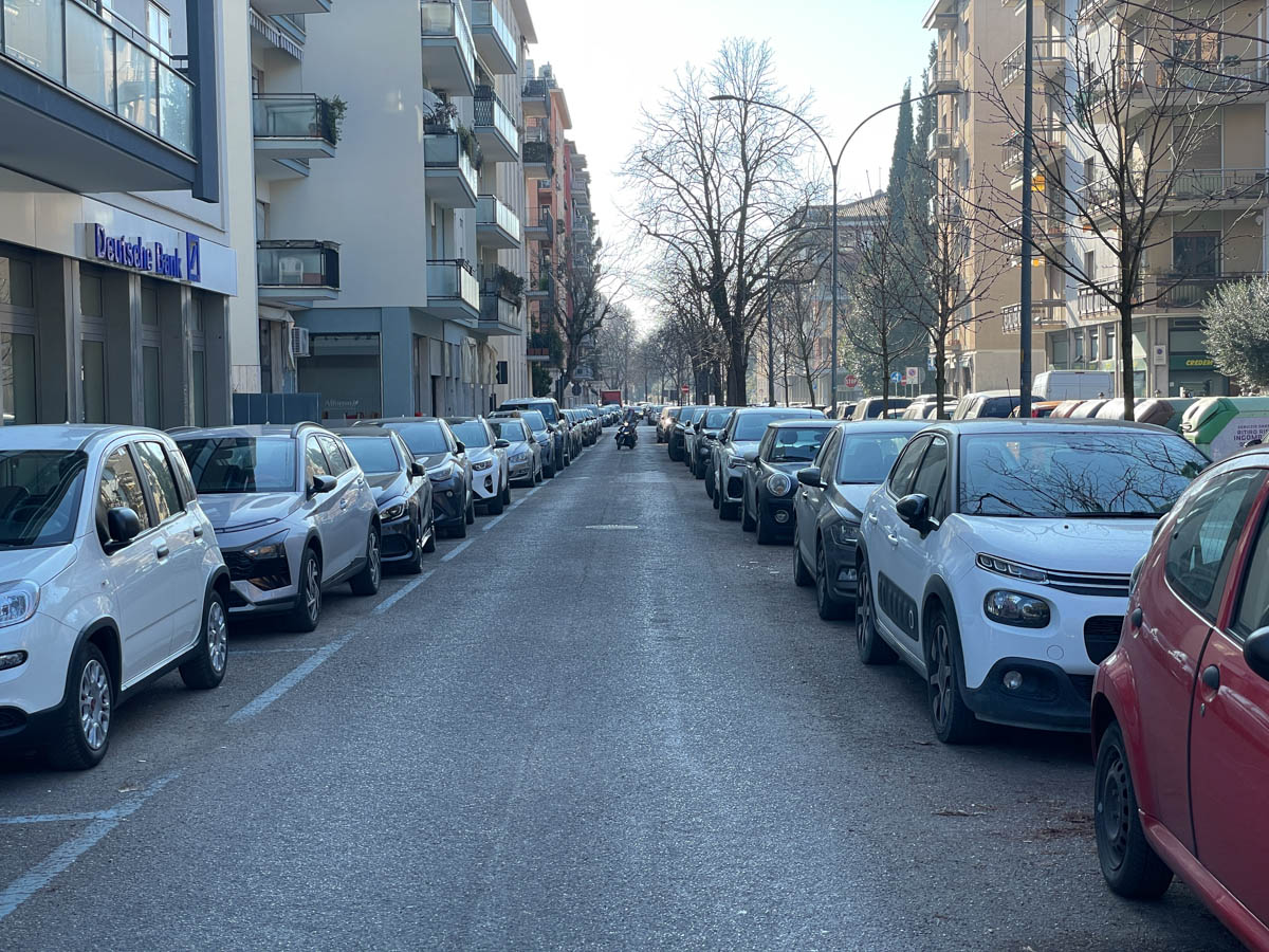 Verona, via Todeschini (Borgo Trento)