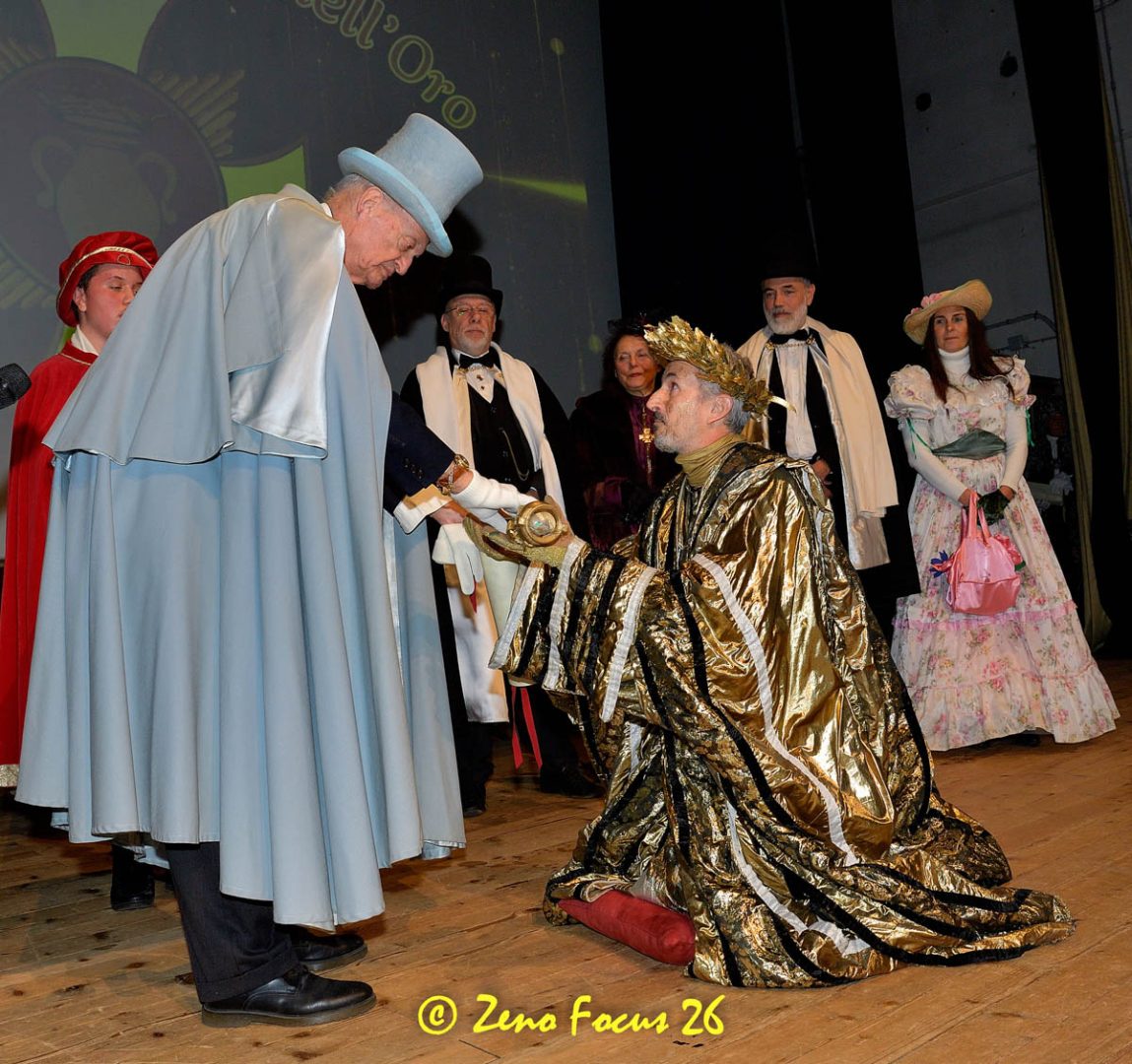 Carnevale 2026, proclamazione Dio dell'Oro (23 gennaio 2026, Teatro Stimate)