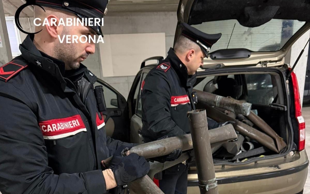 Carabinieri Cazzano di Tramigna furto di rame