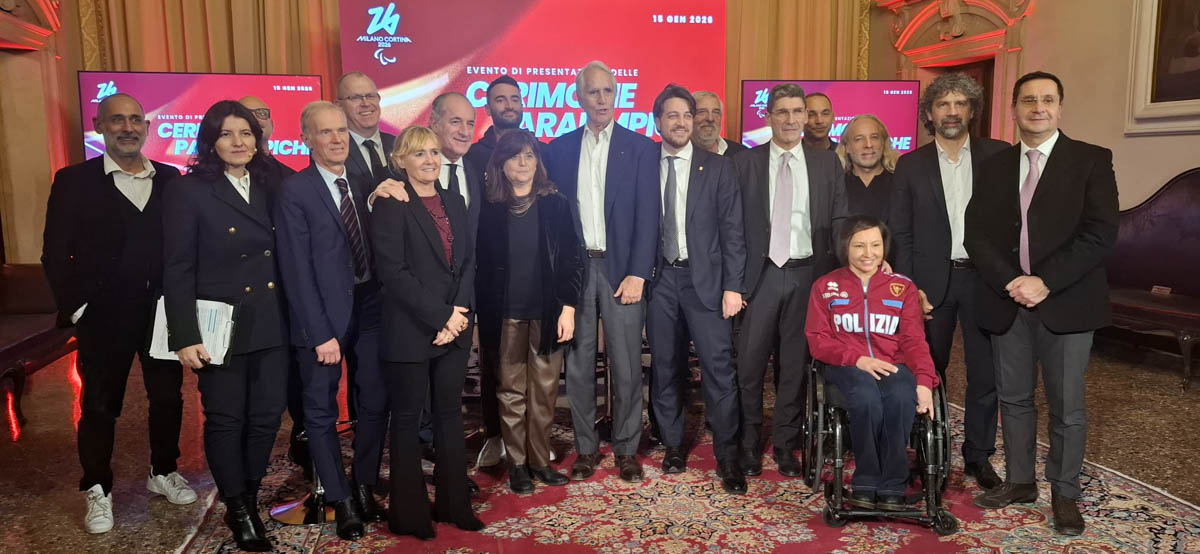 Presentazione a Venezia delle cerimonie delle Paralimpiadi Milano Cortina 2026