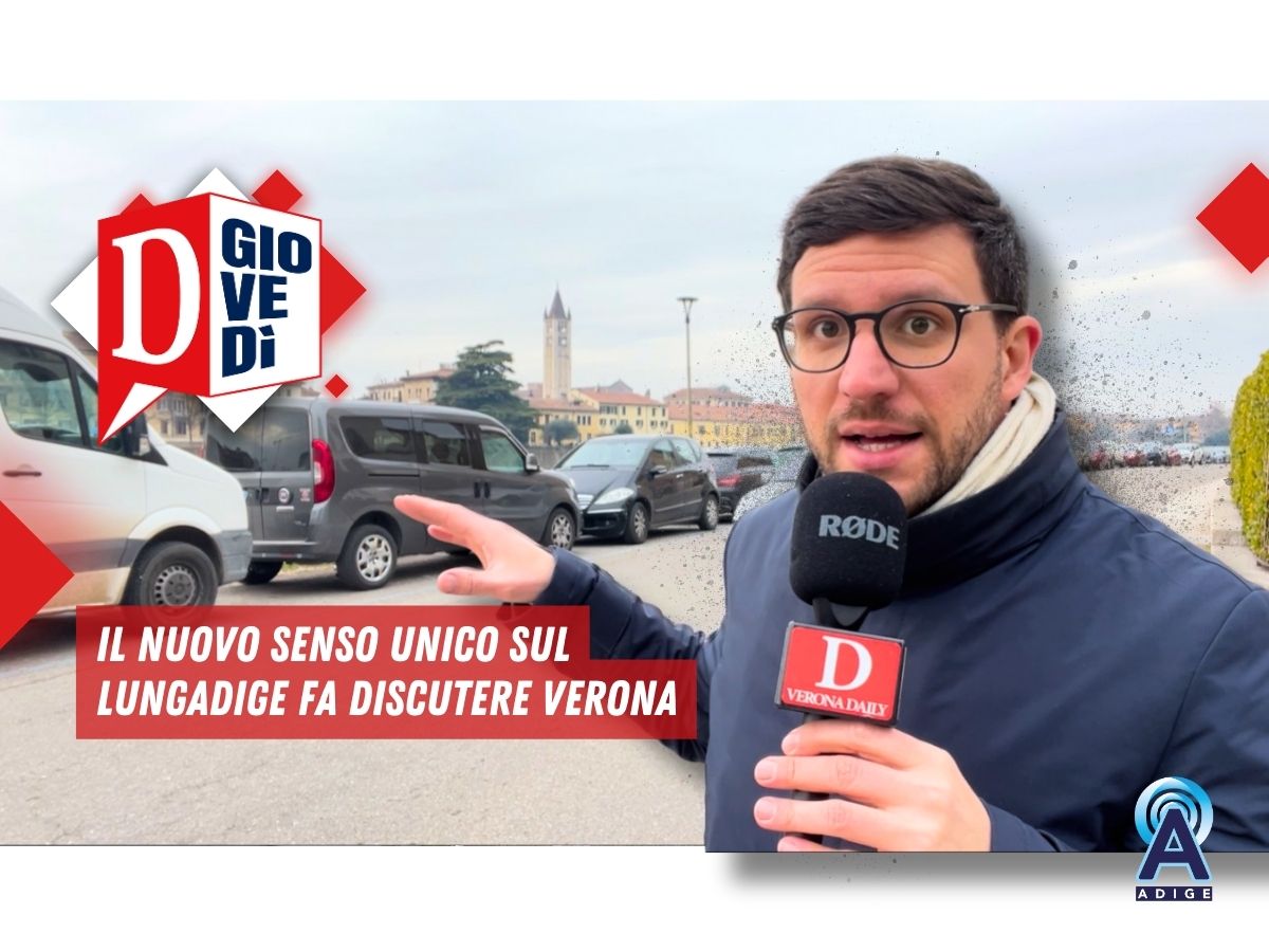 Ciclabile sul lungadige a Verona e nuovo senso unico