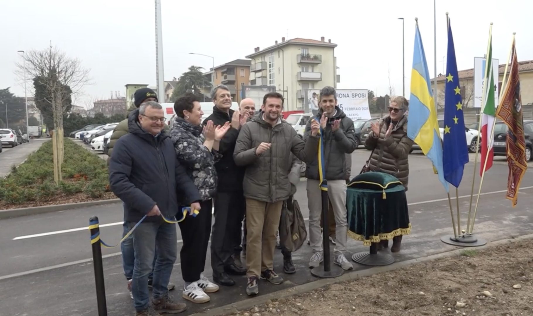 Federico Benini via Carlo Alberto dalla Chiesa Salita Santa Lucia parcheggio area verde