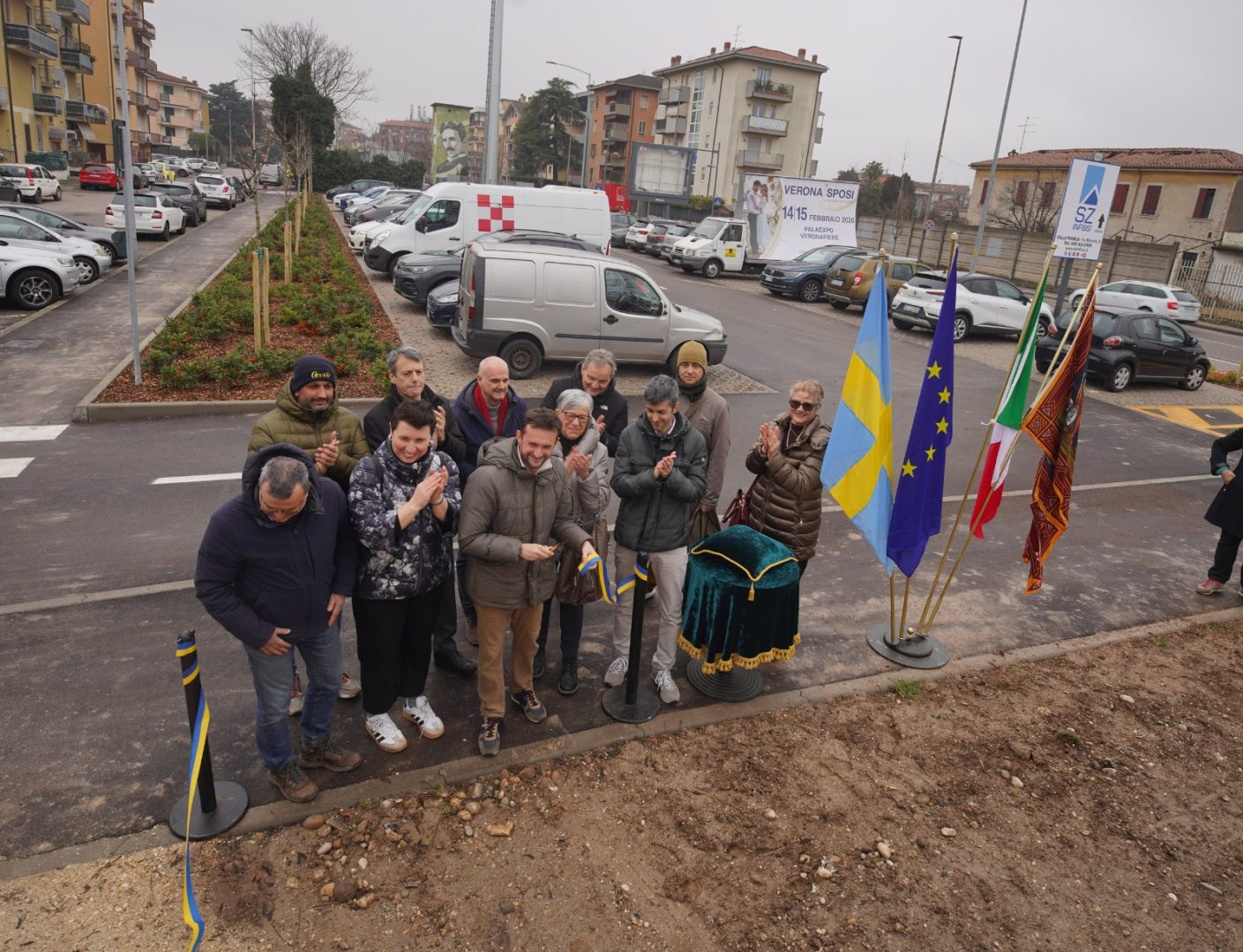 Federico Benini via Carlo Alberto dalla Chiesa Salita Santa Lucia parcheggio area verde