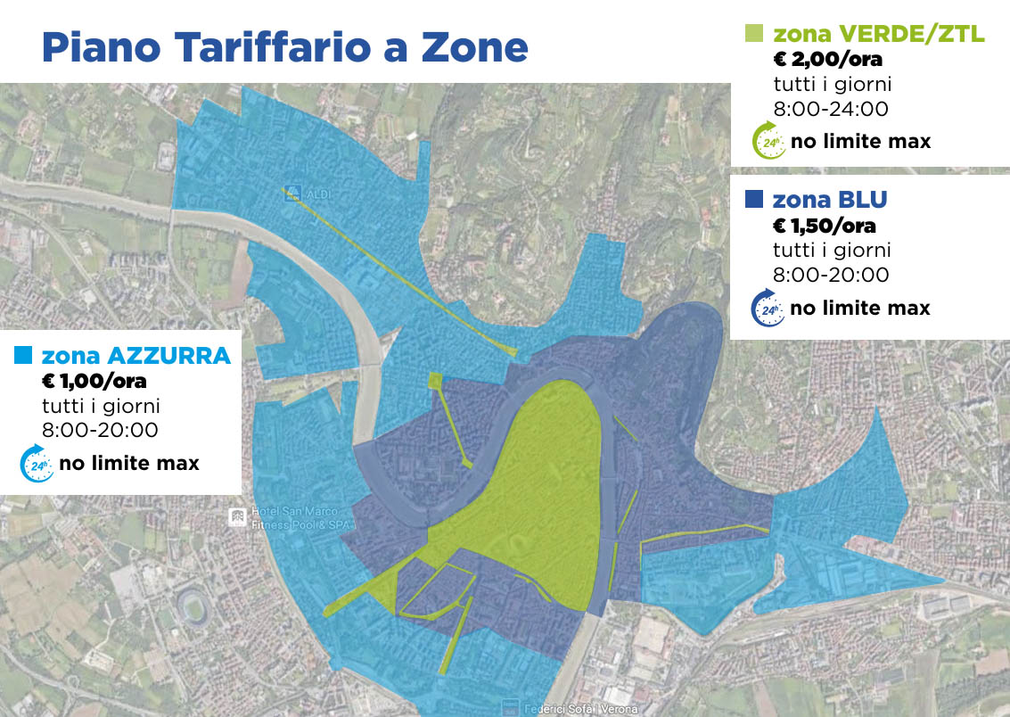 Piano della sosta - Tariffe zone piano della sosta