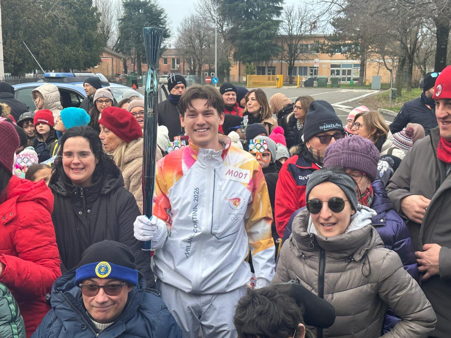 Tommaso Zanini tedoforo Nogara 20.01.2026