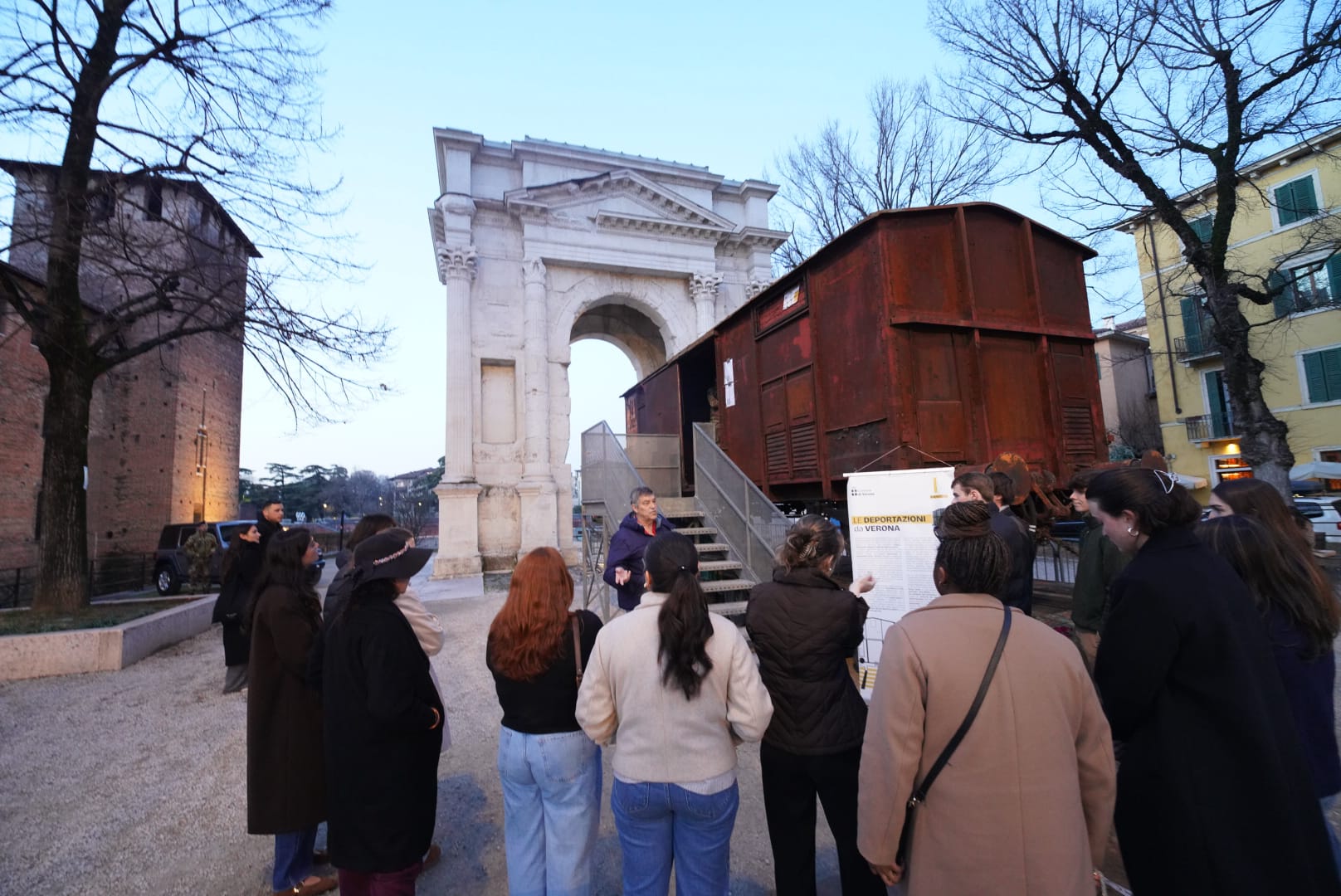 Vagone della Memoria Arco dei Gavi