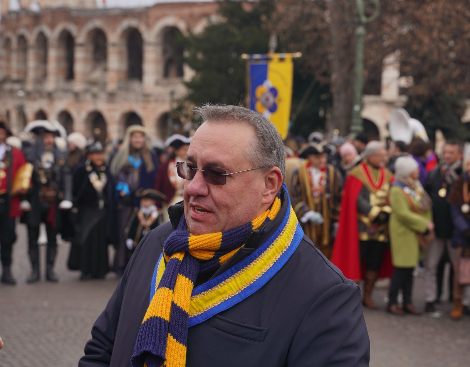 Apertura 496esimo Bacanal del gnoco (6 gennaio 2026). Valerio Corradi