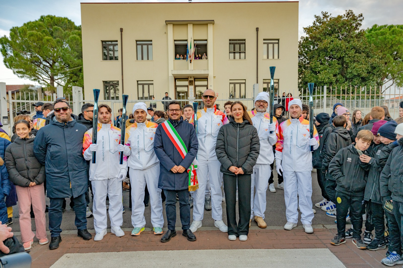 fiamma olimpica a soave