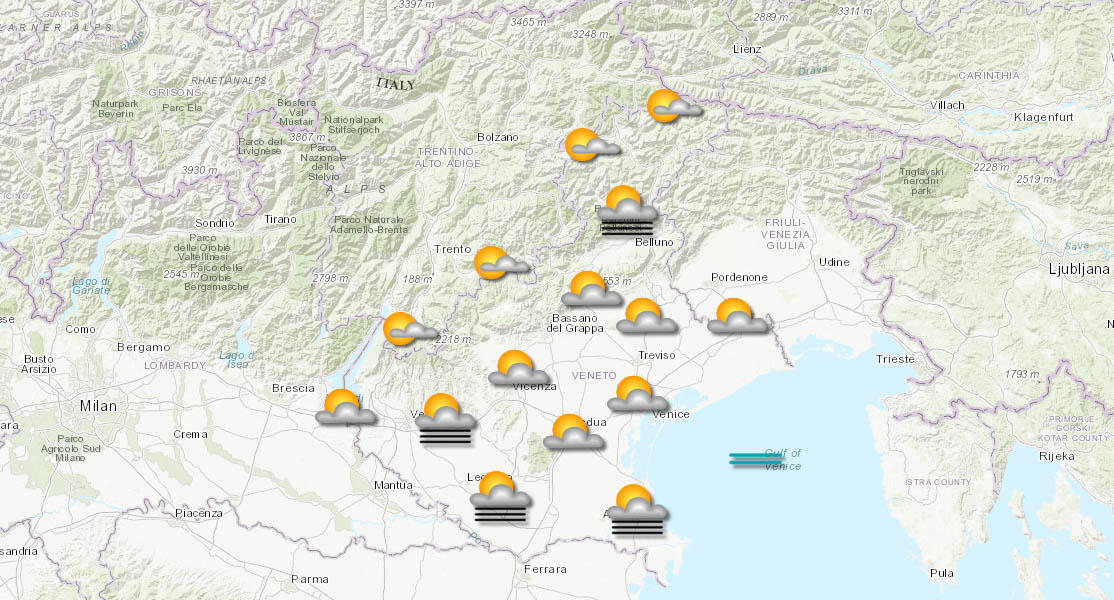 meteo veneto 31-01-2026