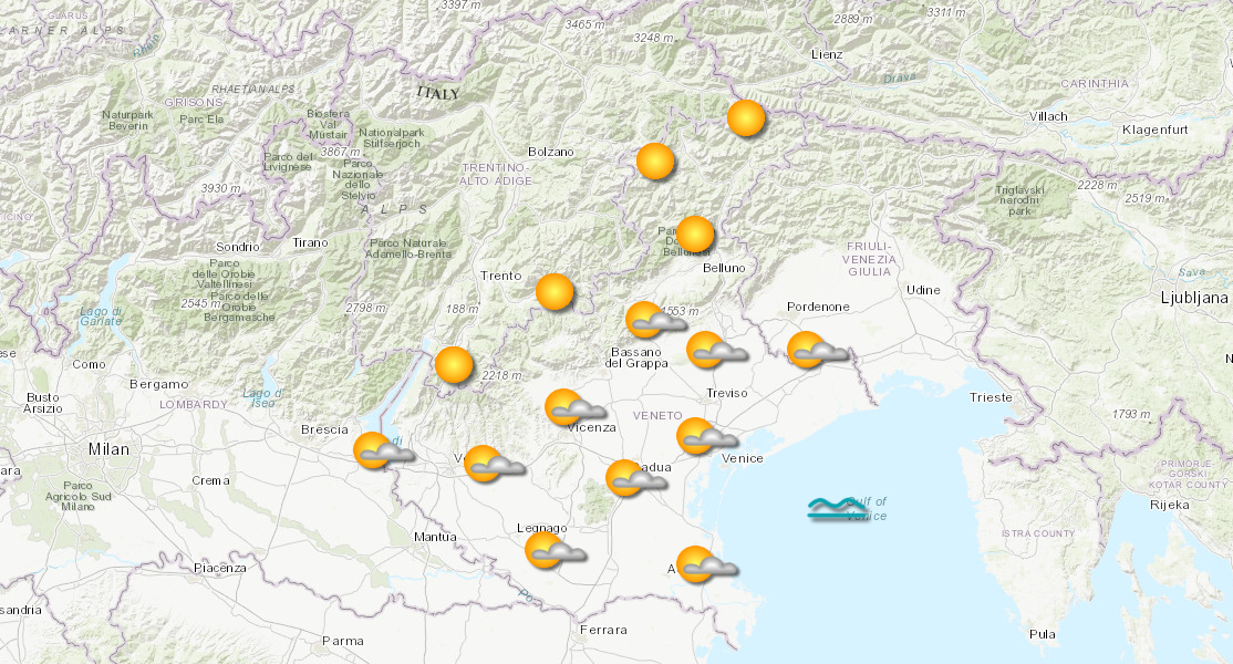 meteo verona veneto 08.01.2025