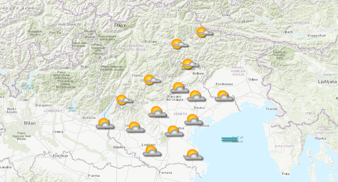 meteo verona veneto 10.01.2026