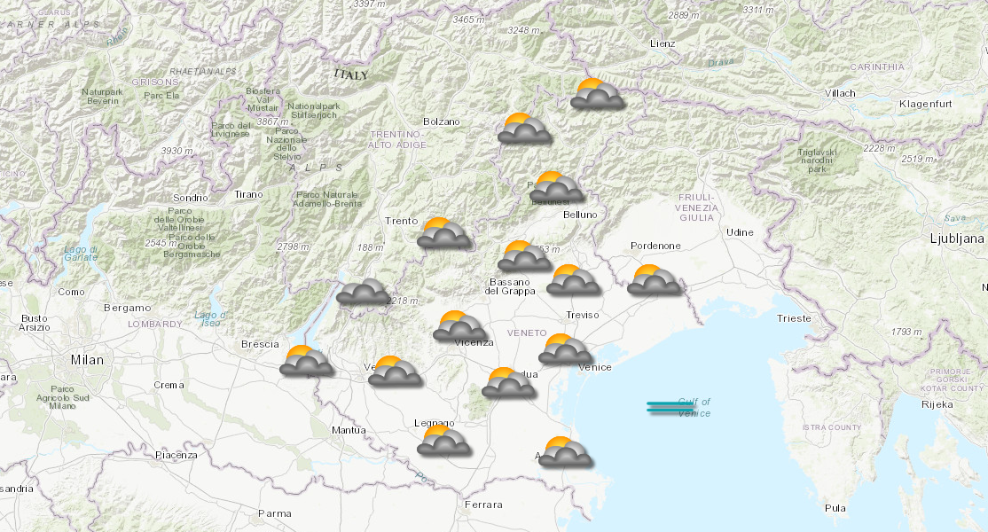 meteo verona veneto 15.01.2026