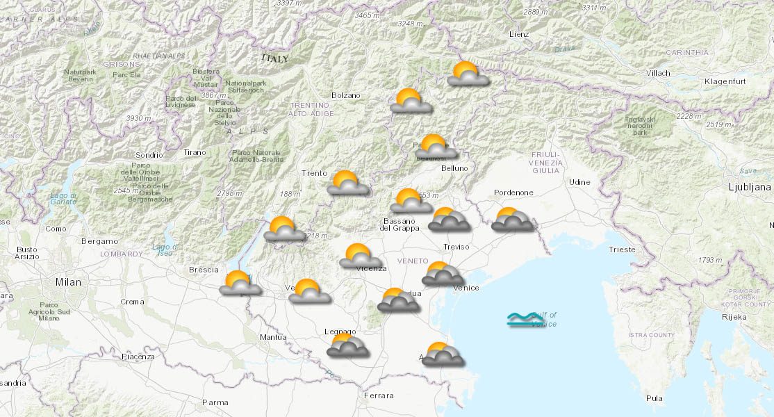 meteo verona veneto 26.01.2026