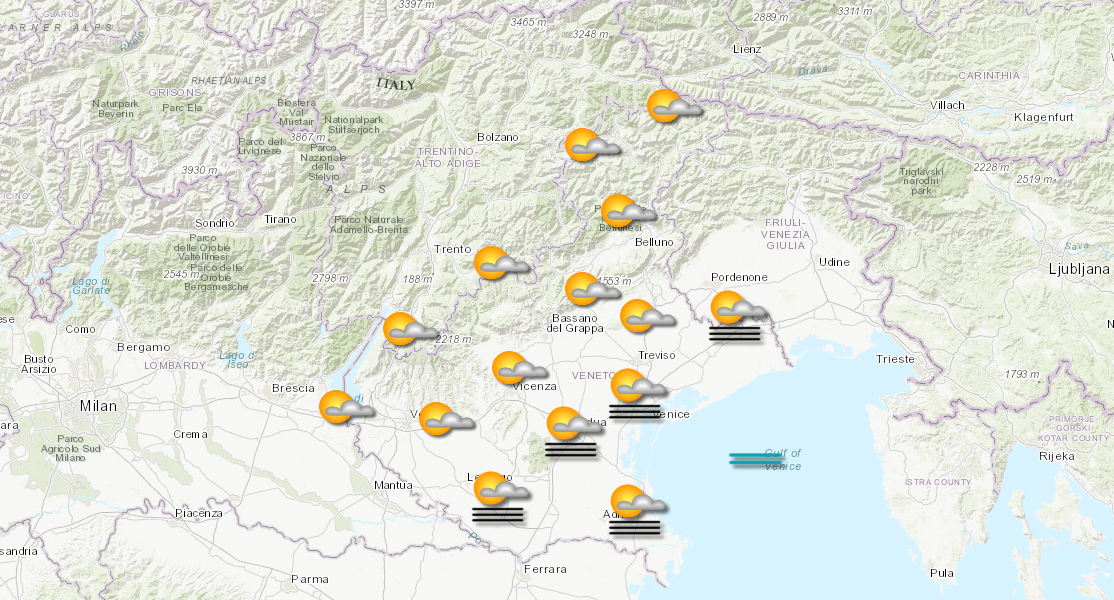 meteo verona veneto 27.01.2026