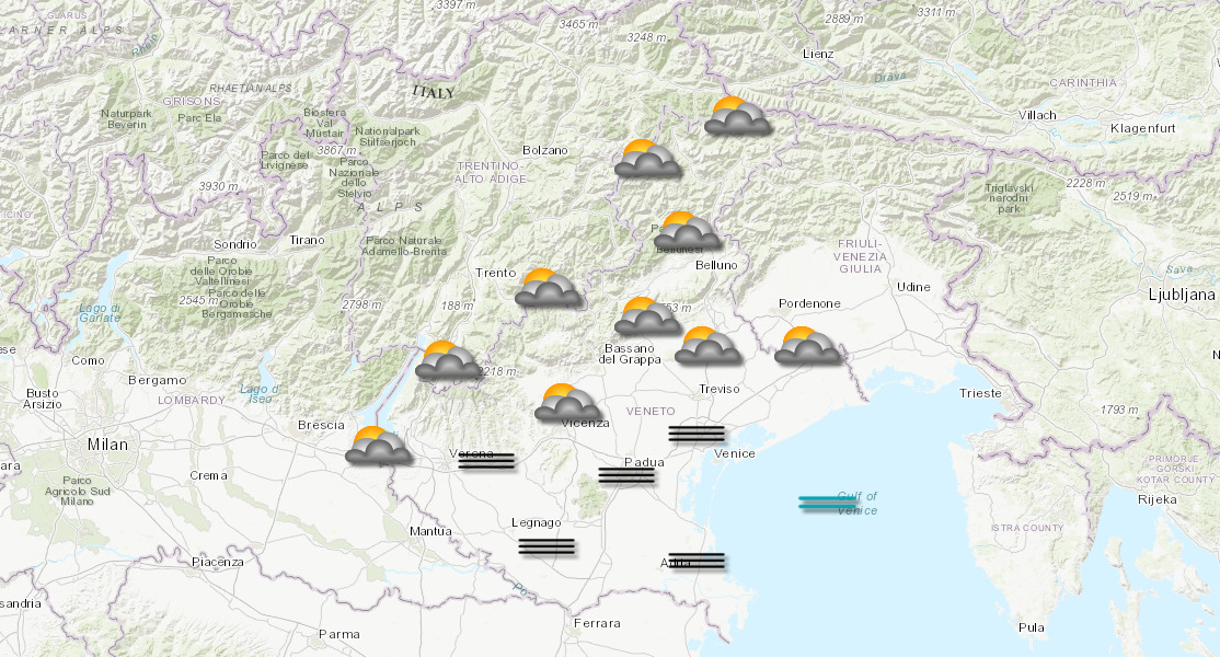 meteo verona veneto 30.01.2026