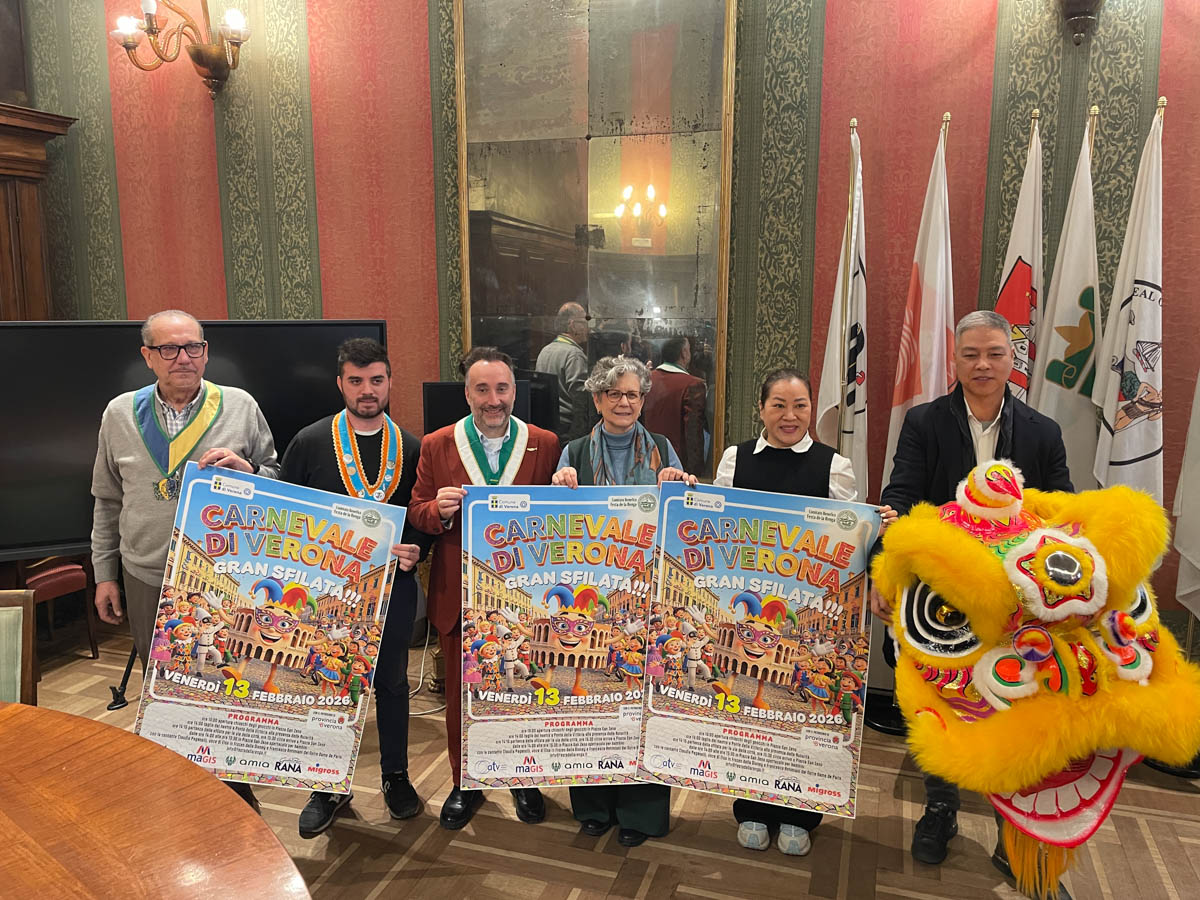 Presentazione "Gran sfilata" del carnevale 2026 di Verona