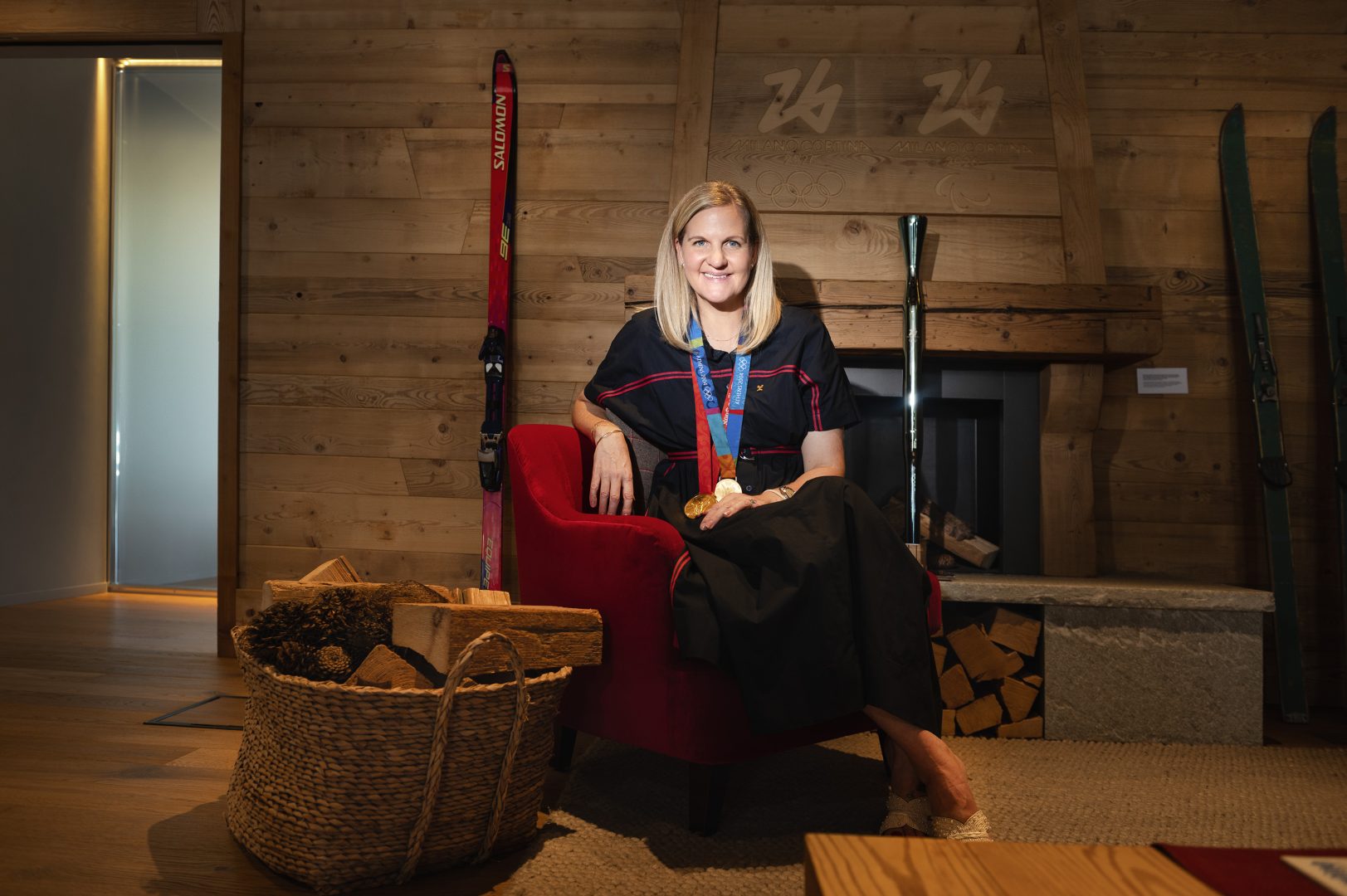 Kirsty Coventry Presidente del Comitato Olimpico Internazionale e due volte campionessa olimpica di nuoto. Ex detentrice del record mondiale Foto tratta dalla Mostra “UNA VITA PER LO SPORT. VOLTI E CONQUISTE DELLE #100ESPERTE.” Foto di Gerald Bruneau © Fondazione Bracco