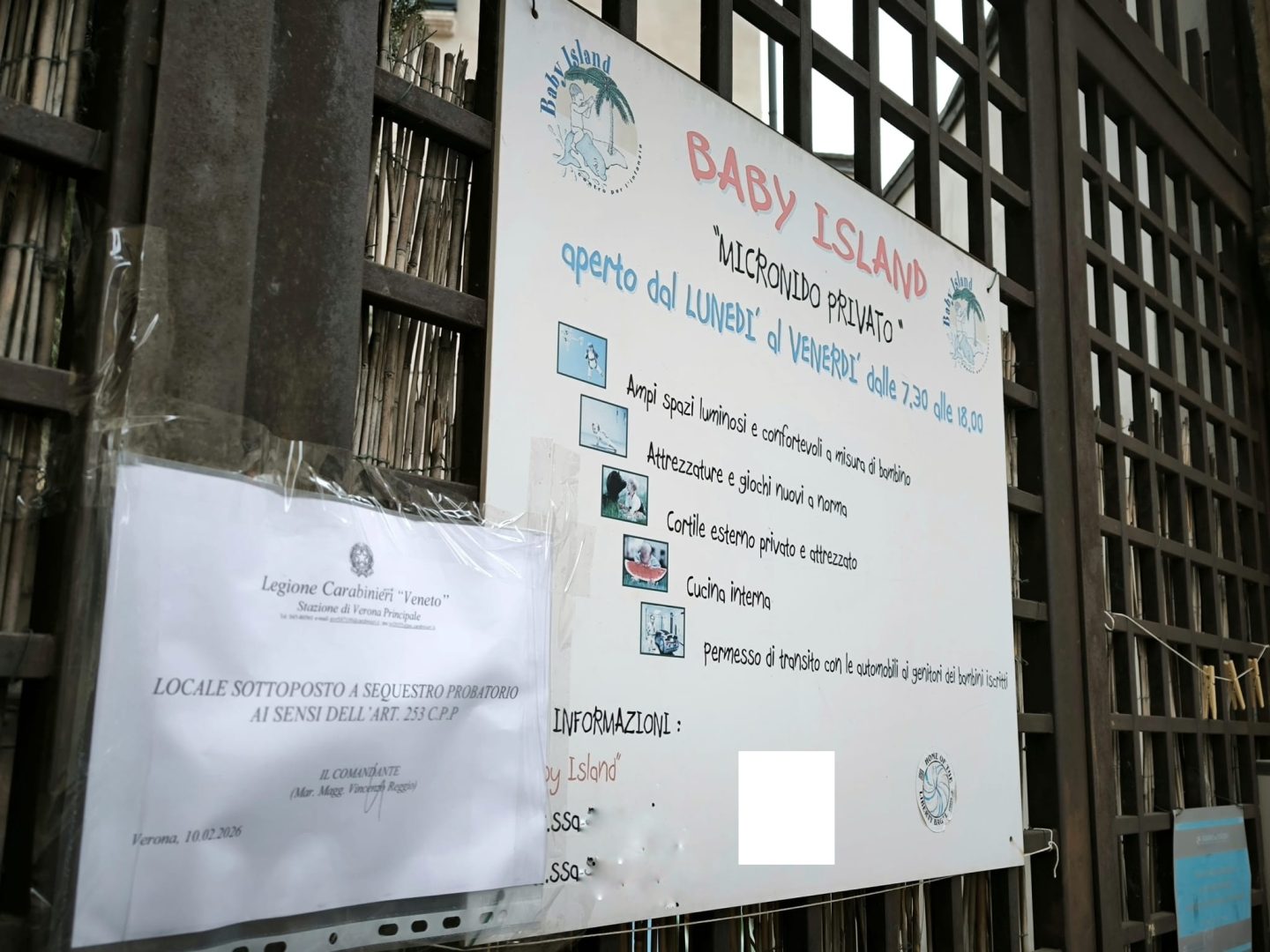 Asilo nido Baby Island maltrattamenti Filippini sequestro