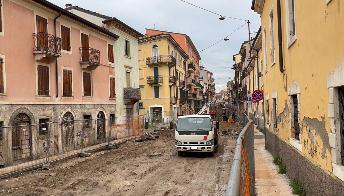 Cantiere Veronetta, via XX Settembre (12 febbraio 2026)