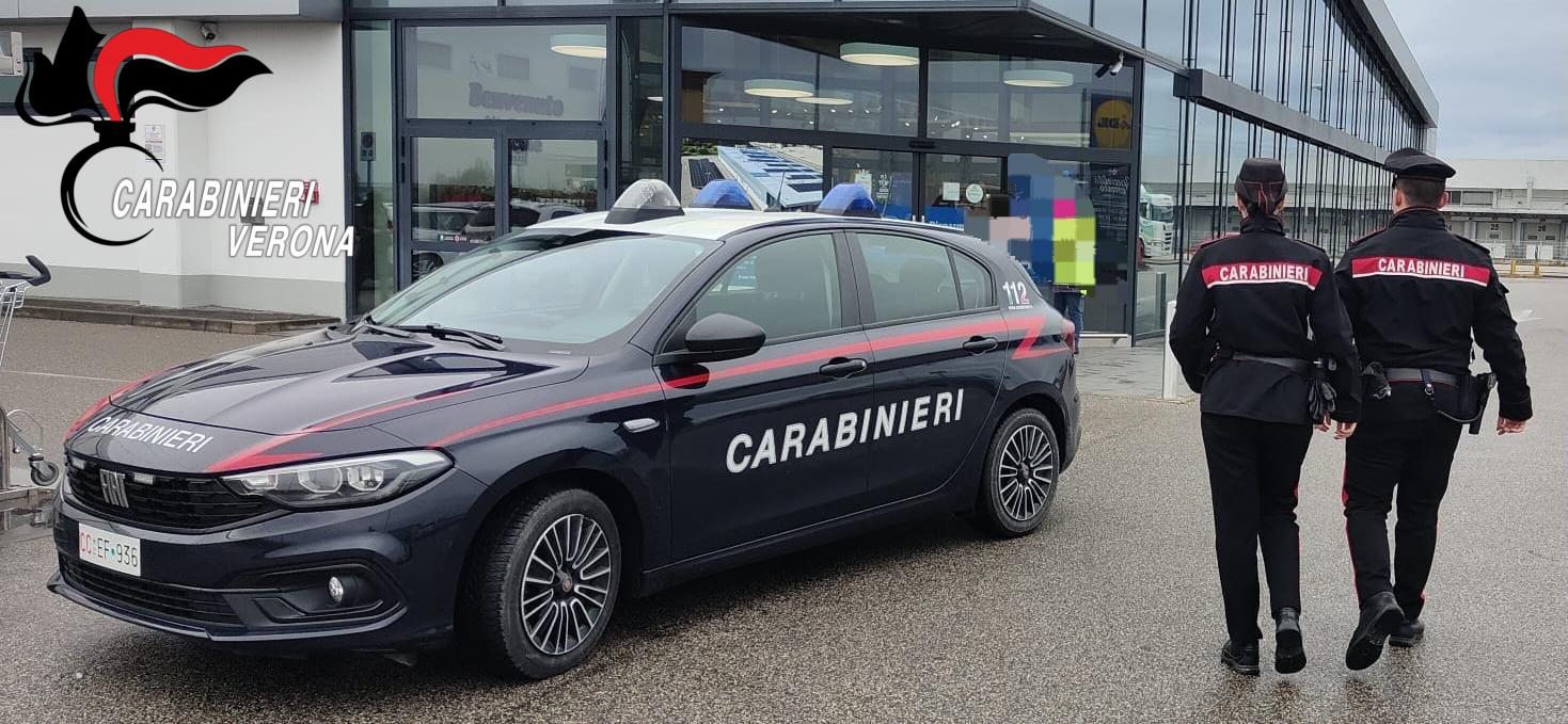 Carabinieri San Bonifacio supermercato furto
