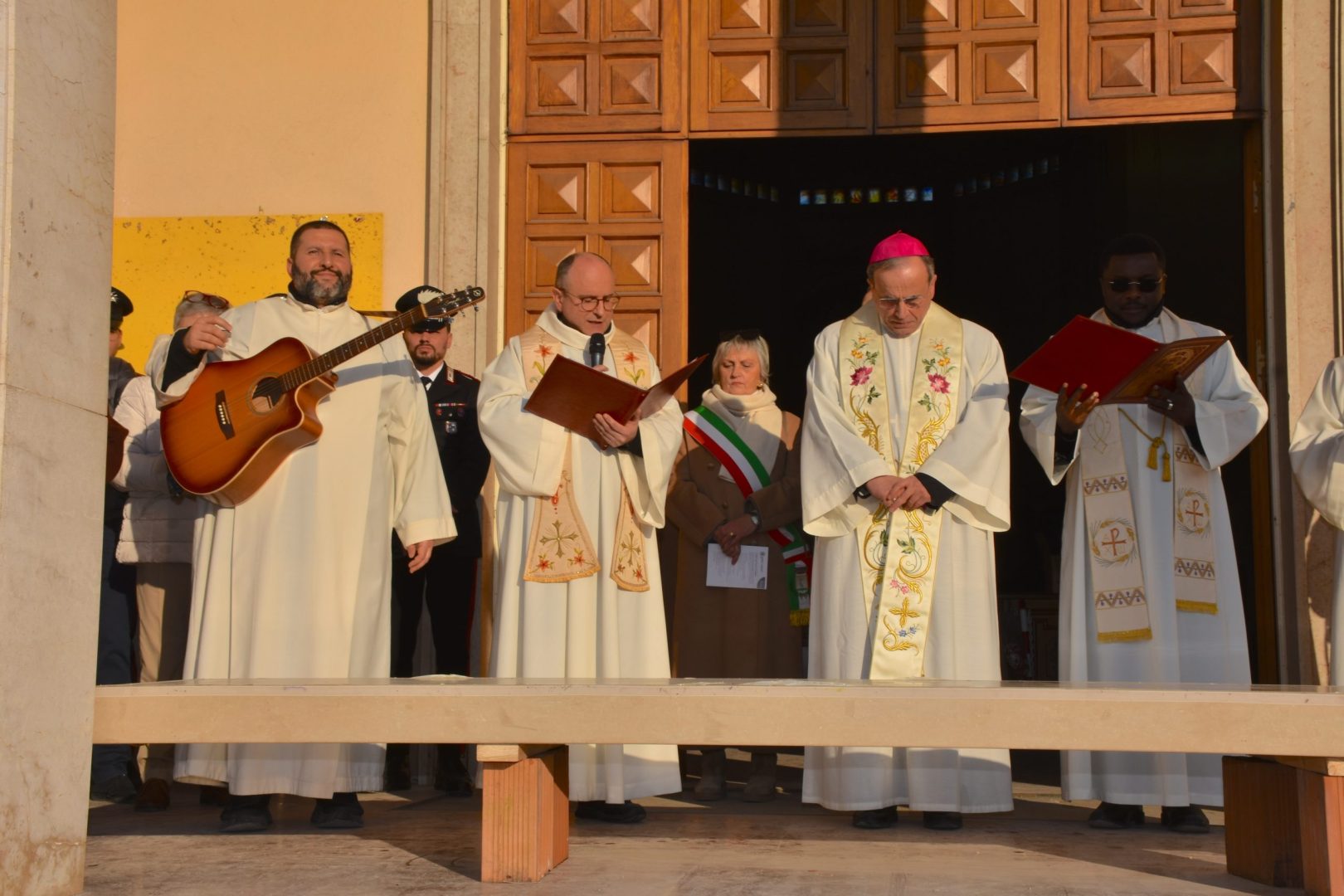 Chiesa di Nogara vescovo Pompili