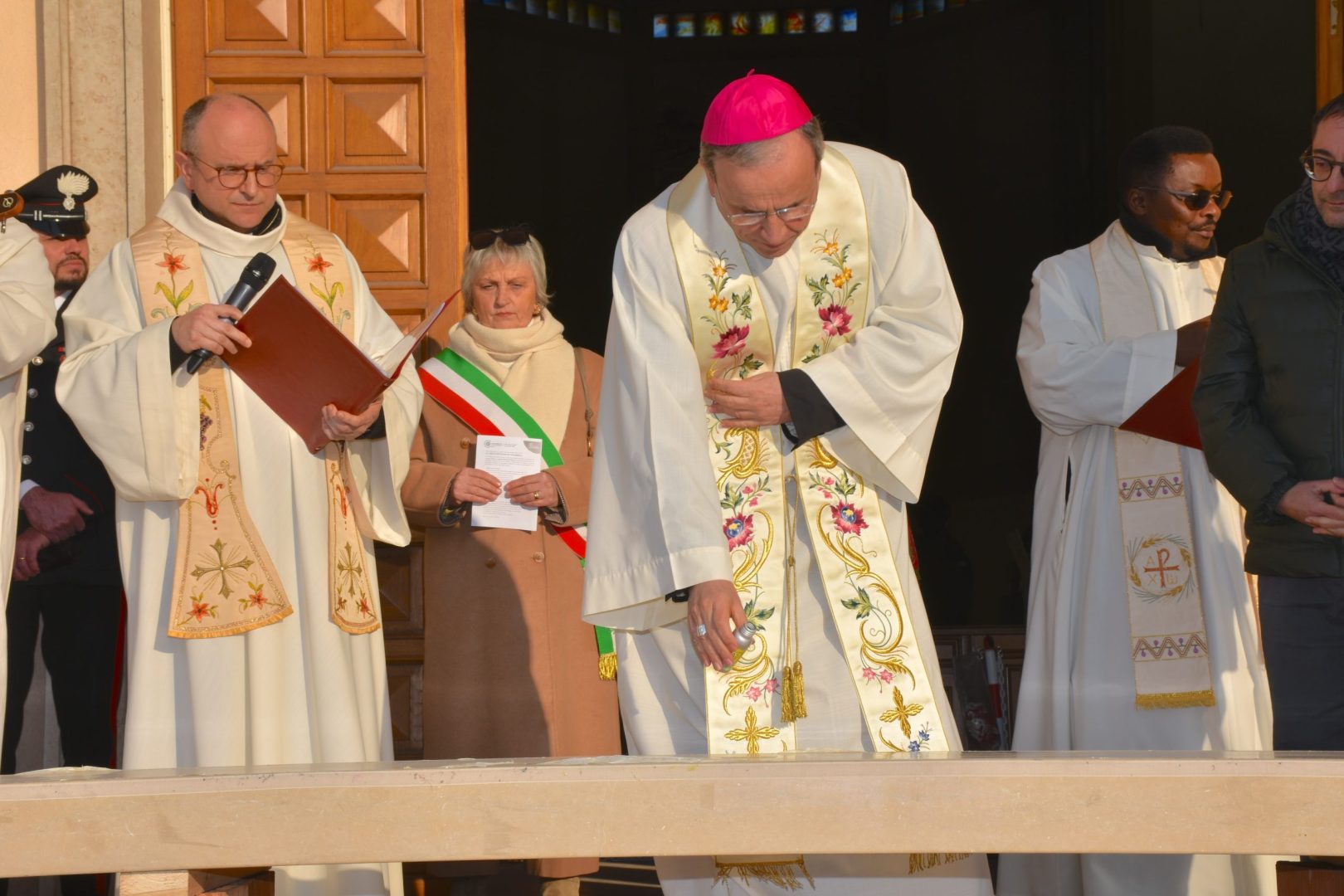 Chiesa di Nogara vescovo Pompili