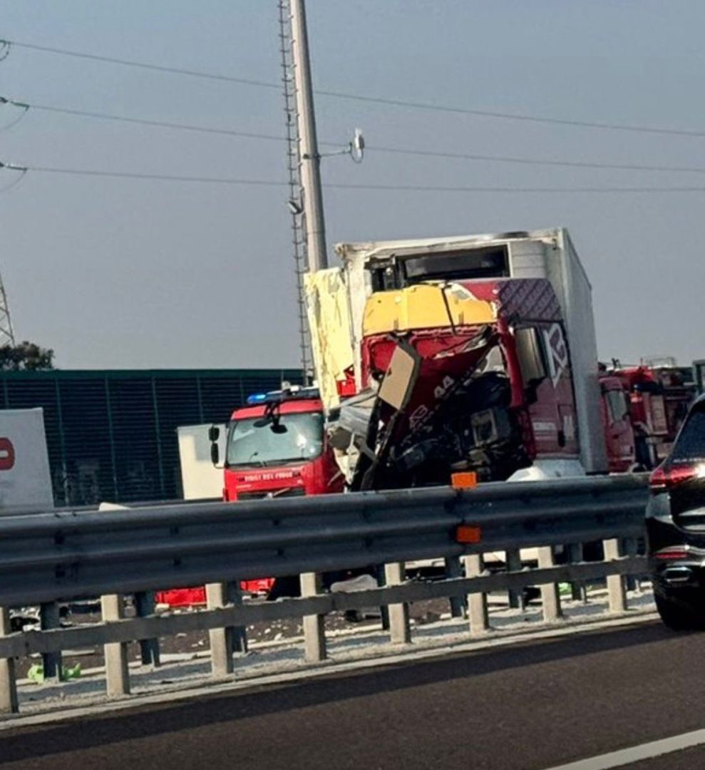 Incidente Verona Sud A4 Verona Est tamponamento