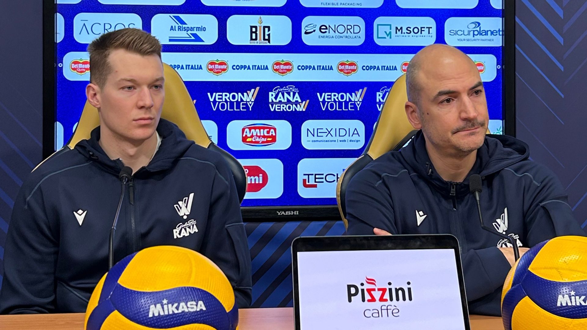 Rana Verona Volley Rok Mozic e Fabio Soli