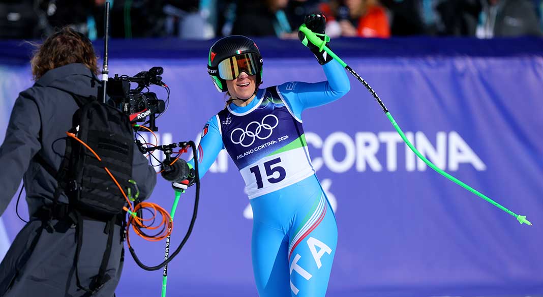 Sofia Goggia ancora sul podio olimpico: è bronzo nella discesa di Cortina