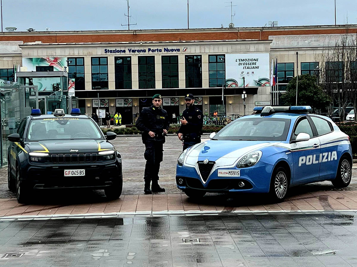 Stazione verona porta Nuova - Polizia di Stato e Guardia di Finanza