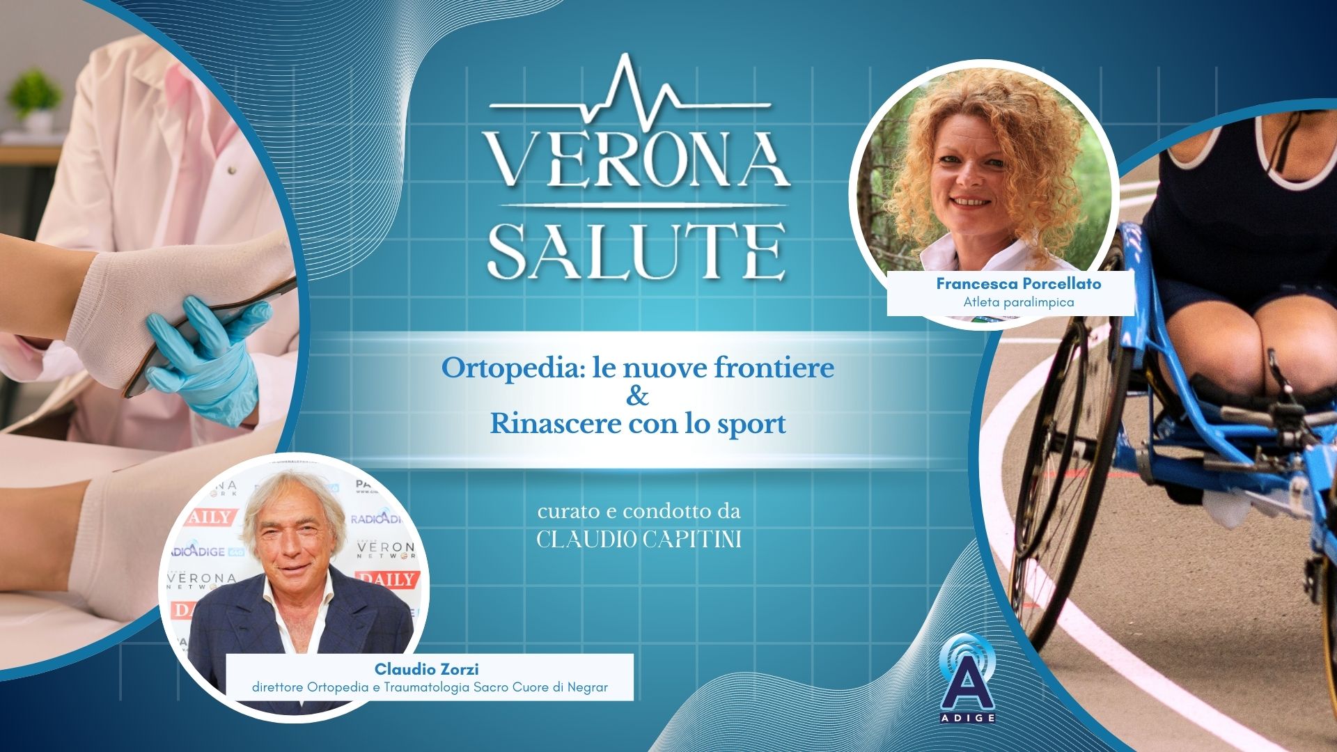 Ortopedia e rinascere con lo sport: il 17 febbraio su “Verona Salute”