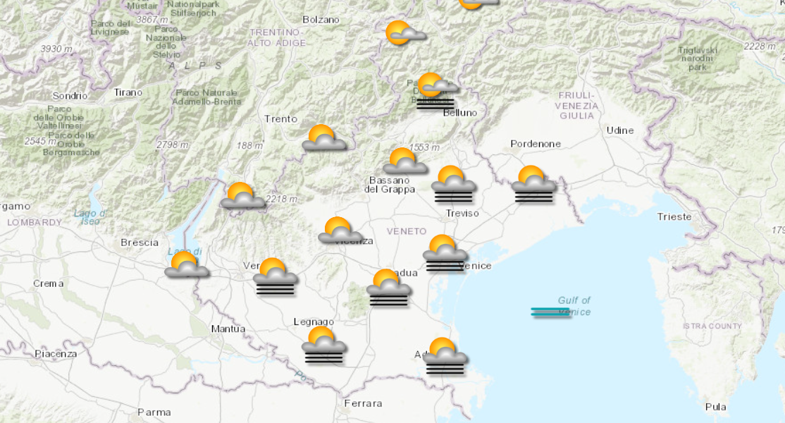meteo 8 febbraio 2026