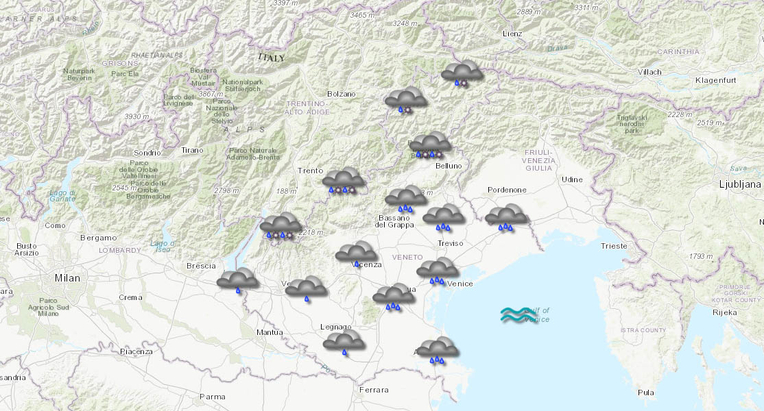 meteo veneto 14-02-2026