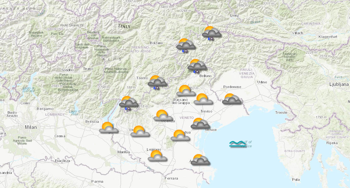meteo verona veneto 16.02.2026